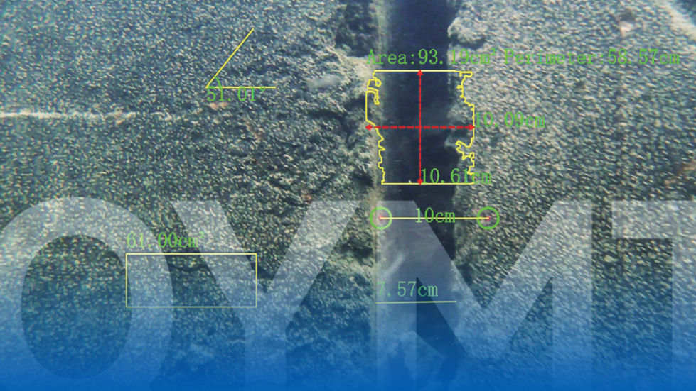 QY-MT: A Groundbreaking AI Underwater Measurement System for Submersible Robots