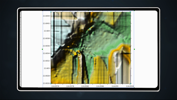 Depth Color & Contour Line Display