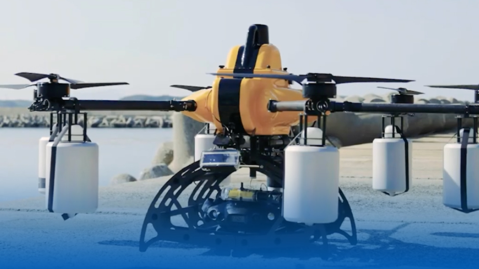 World’s First Sea-to-Air Drone Transforms Offshore Operations